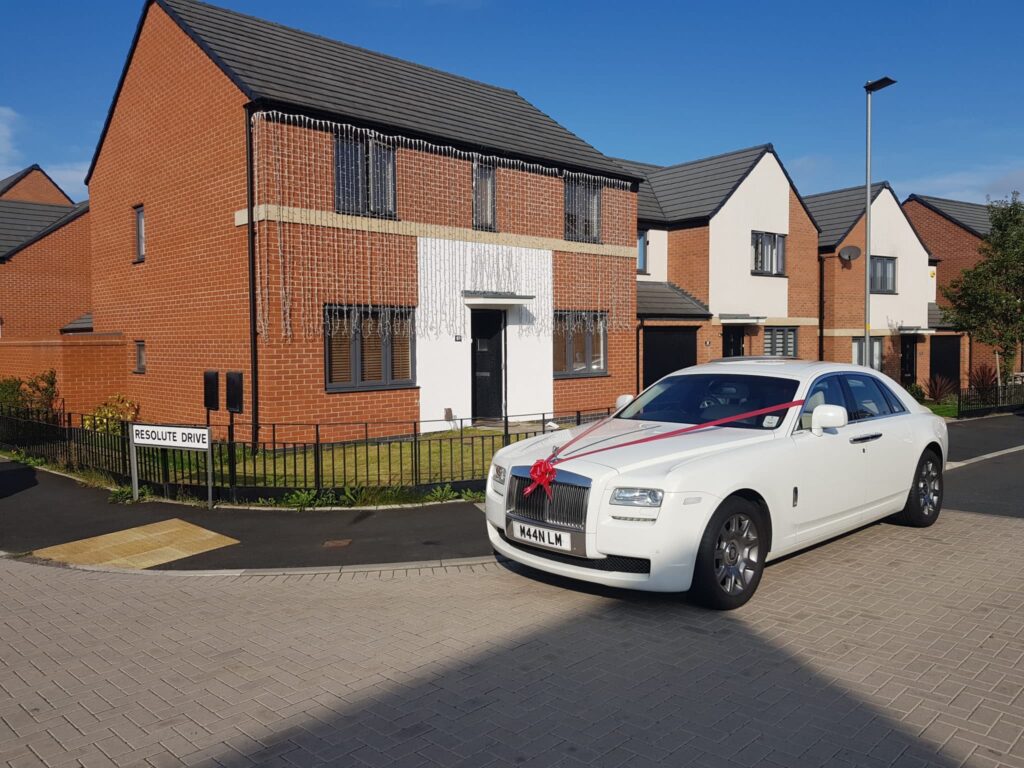 Rolls-Royce wedding car hire in Birmingham
